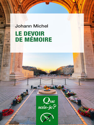 cover image of Le Devoir de mémoire